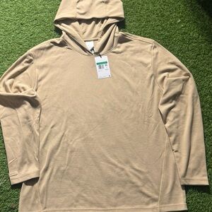 Jordan Sport Men's Pullover Golf Hoodie Baroque Brown Size XL